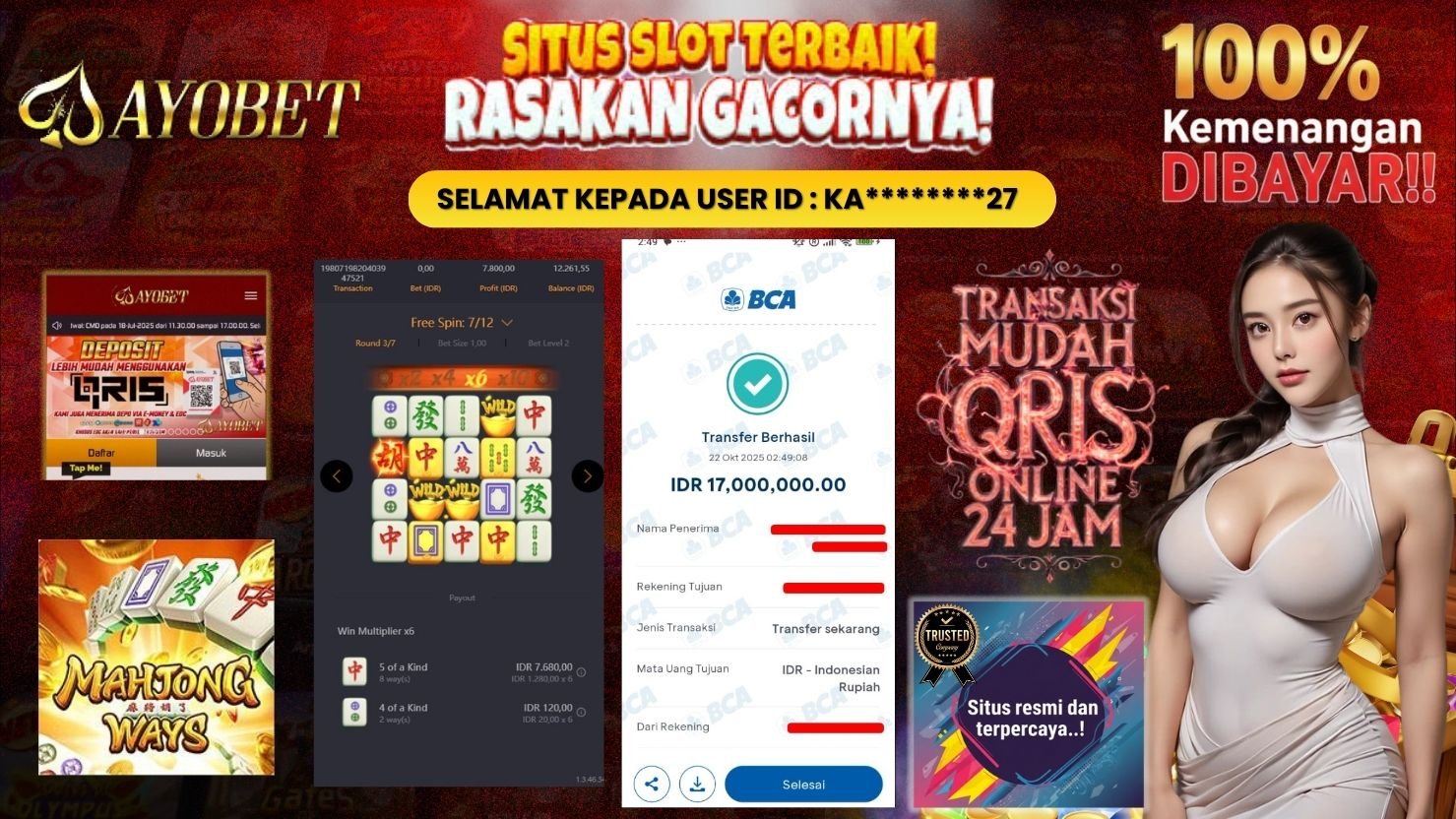 AYOBET JACKPOT SLOT MAHJONG WAYS